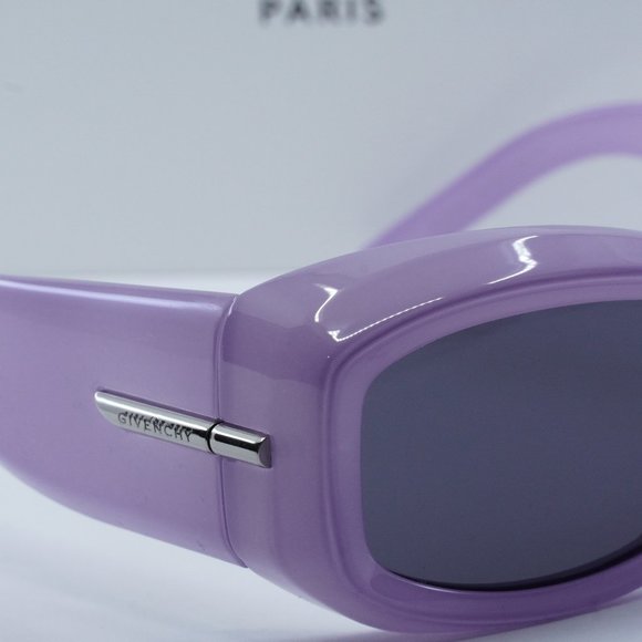 Givenchy GV40044U 78A Geometric Sunglasses - Lilac/Smoke - Picture 5 of 10